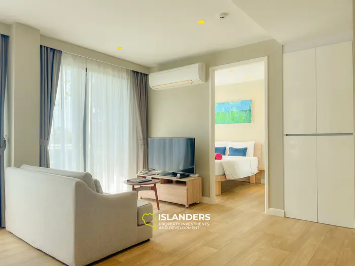 1 Schlafzimmer Wohnung mit Gartenblick 6. Etage, Bang Tao Beach