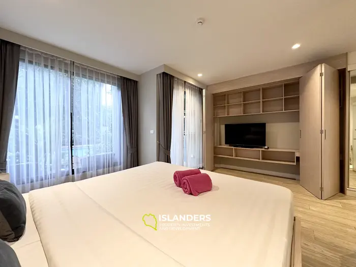 3-Zimmer-Wohnung mit Poolzugang, 1. Etage, Bang Tao Beach