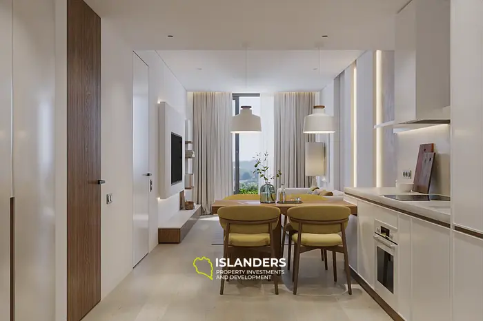 Prestigekondominium mit Balkon in Layan