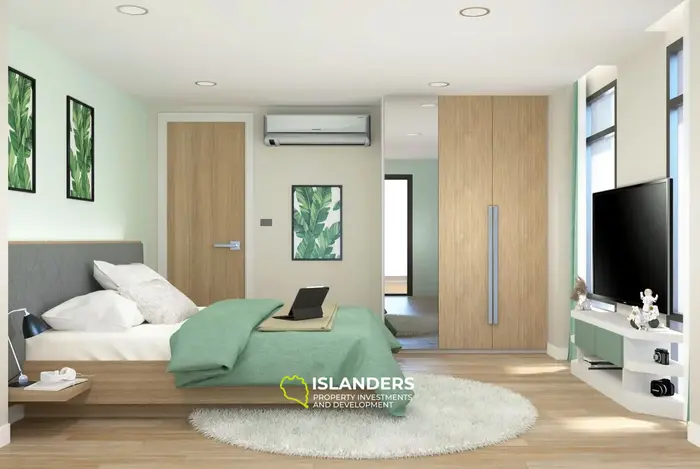 Очаровательная 3-комнатная квартира с видом на море на пляже Банг Тао, Пхукет