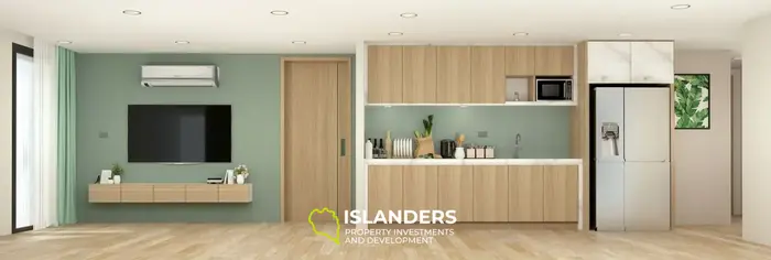 Очаровательная 3-комнатная квартира с видом на море на пляже Банг Тао, Пхукет