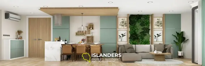 Очаровательная 3-комнатная квартира с видом на море на пляже Банг Тао, Пхукет