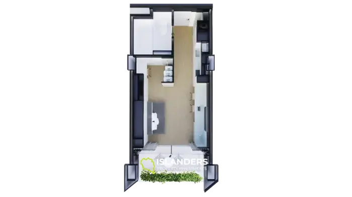 Stylish Studio with Mountain View in Phuket