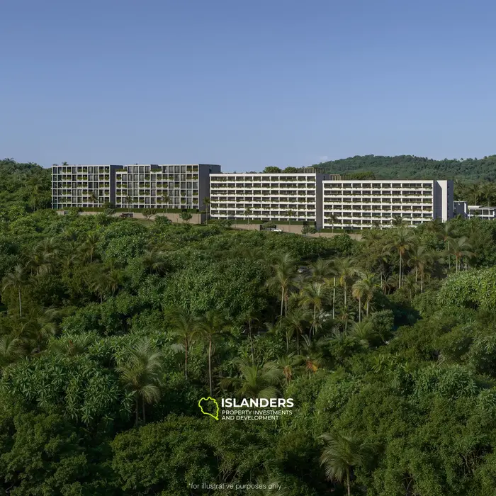 Appartement 1 chambre élégant avec vue sur la piscine à Phuket