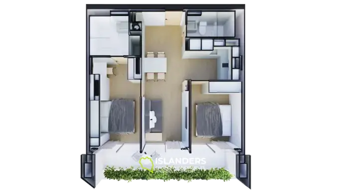 Stylish 2BR with Pool View in Phuket