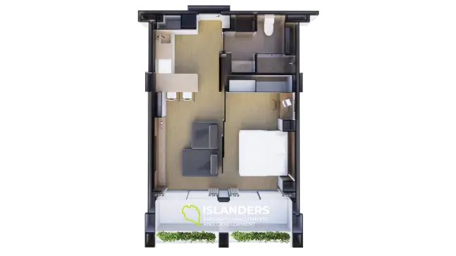 Stylish 1BR with Mountain Views in Phuket