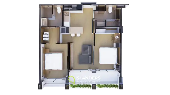 Stylish 2BR with Pool  View in Phuket