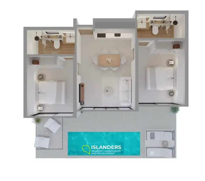 Exquisite 2BR Villa with Pool View in Phuket