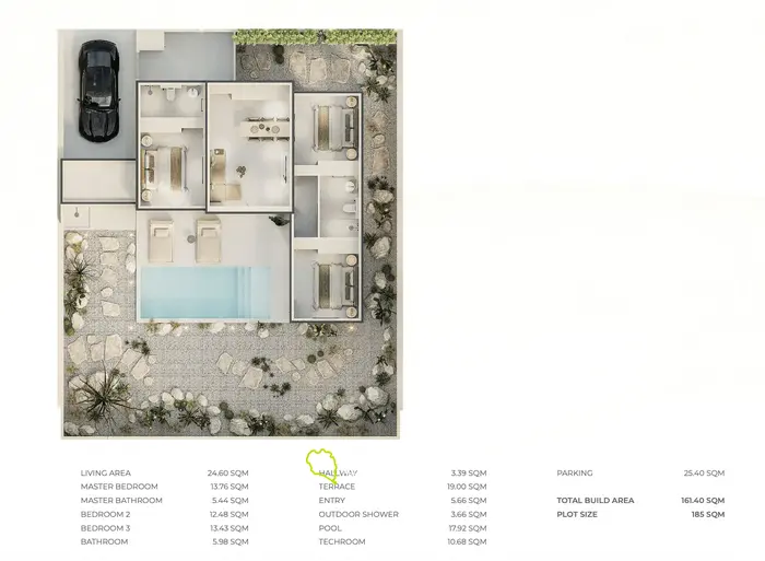 Stylish  3BR Villa with Pool View in Phuket
