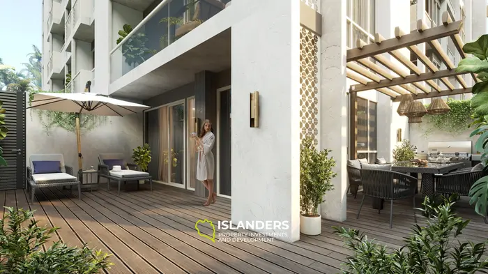 Condo 1 Bedroom (1st floor)  with private big terrace, 200 M from Rawai beach