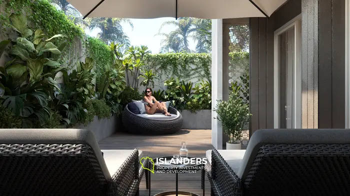 Condo 1 Bedroom (1st floor)  with private big terrace, 200 M from Rawai beach