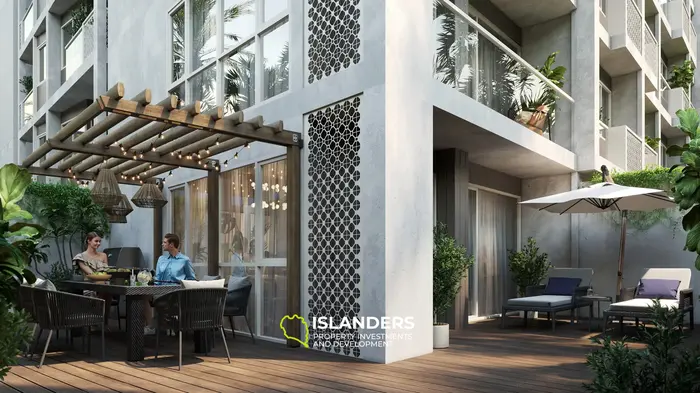 Condo 1 Bedroom (1st floor)  with private big terrace, 200 M from Rawai beach