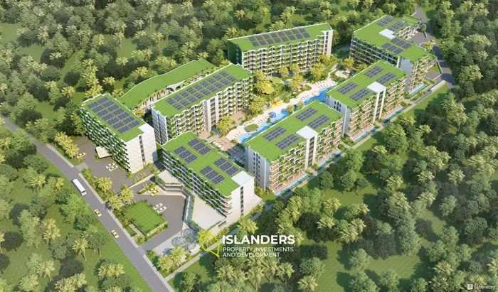 Upscale 2-Bedroom Condo with Mountain View in Layan