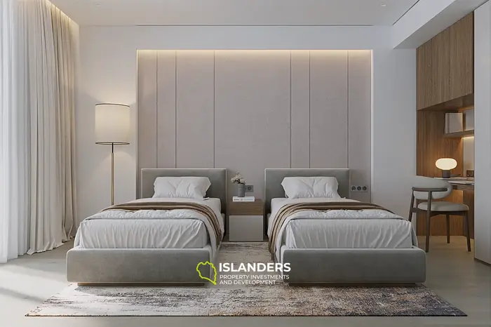 Upscale 2-Bedroom Condo with Mountain View in Layan