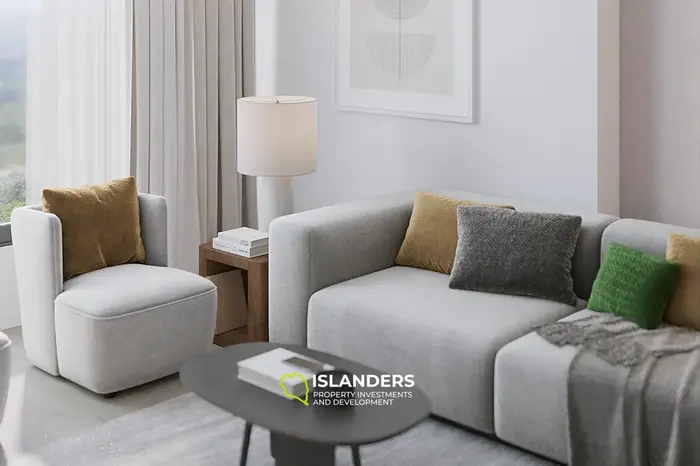 Upscale 2-Bedroom Condo with Mountain View in Layan