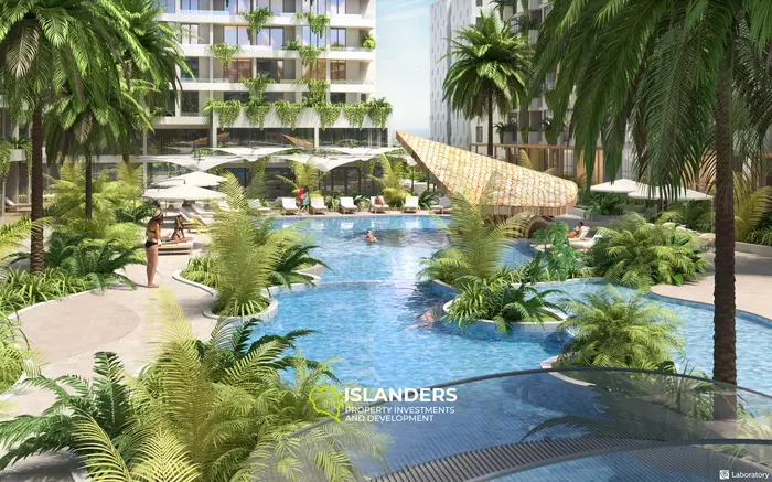 Top-Tier 1-Bedroom with Pool View Condo near Layan Beach
