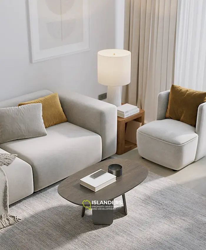 Prestigiose 2-Zimmer-Wohnung mit Poolblick in Layan