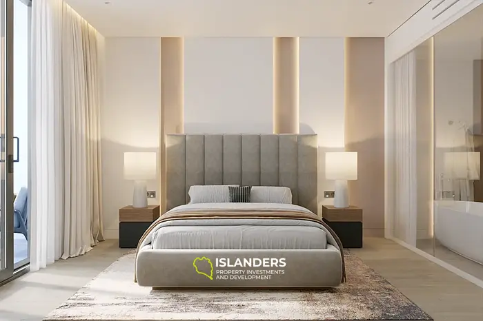 Prestigiose 2-Zimmer-Wohnung mit Poolblick in Layan