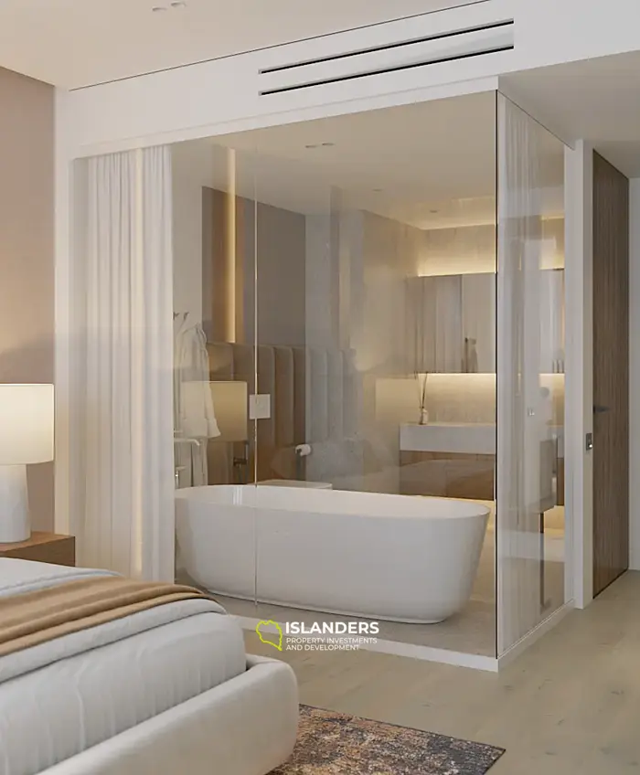 Prestigiose 2-Zimmer-Wohnung mit Poolblick in Layan