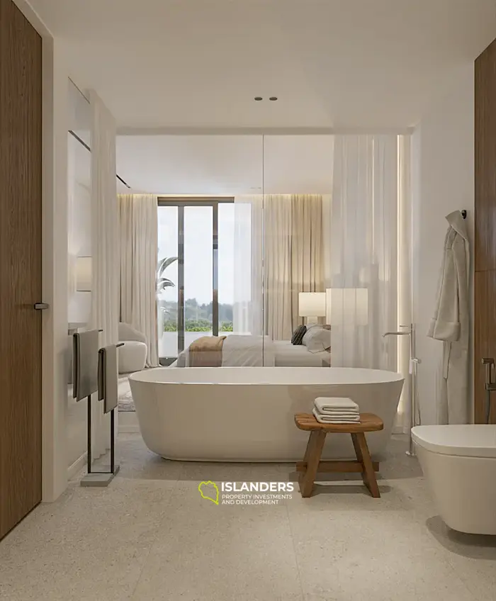 Prestigiose 2-Zimmer-Wohnung mit Poolblick in Layan