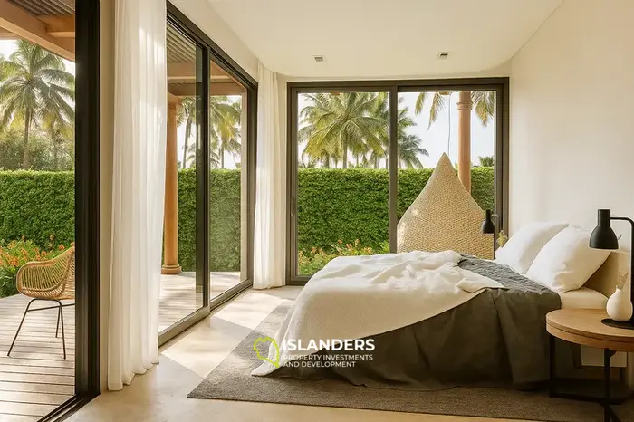 3-bdrm pool villa within walking distance to the beach (Bang Po)