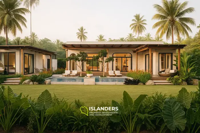 3-bdrm pool villa within walking distance to the beach (Bang Po)