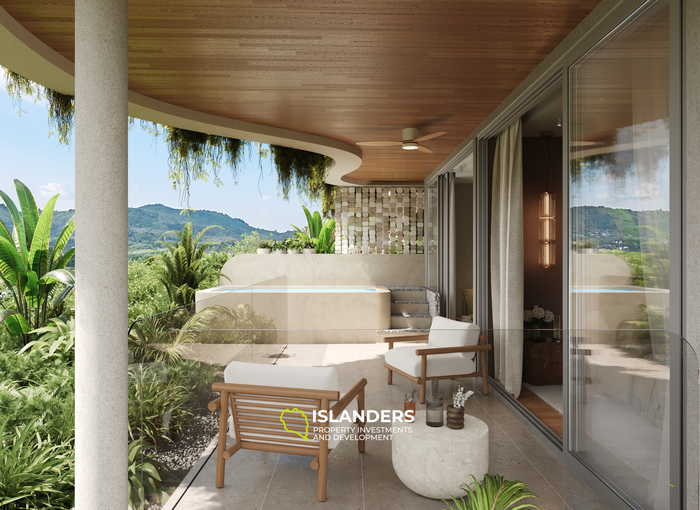 Elegant 1-Bedroom Condo with Private Pool near Layan Beach