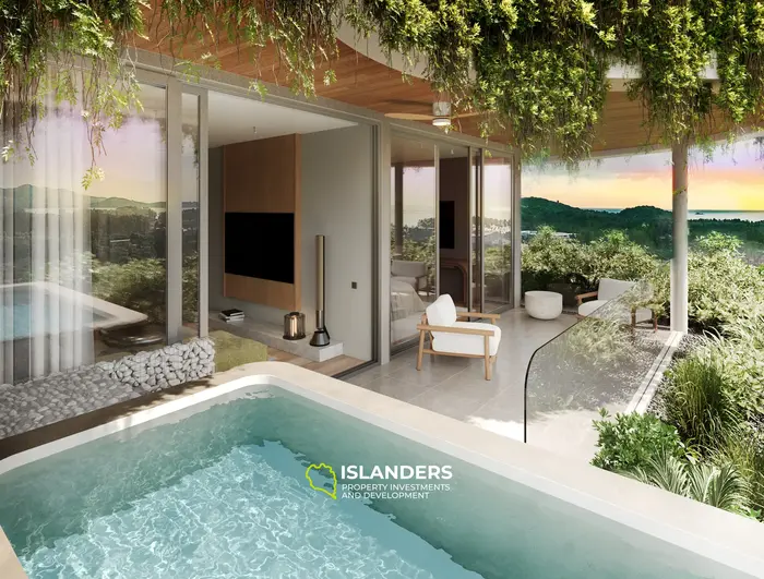 Elegant 1-Bedroom Condo with Private Pool near Layan Beach