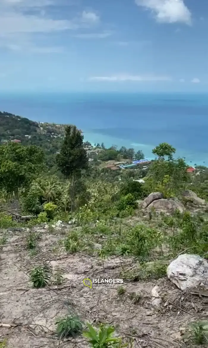 🌴 Земля с видом на море на продажу – Хаад Яо, Ко Пханган 🌅