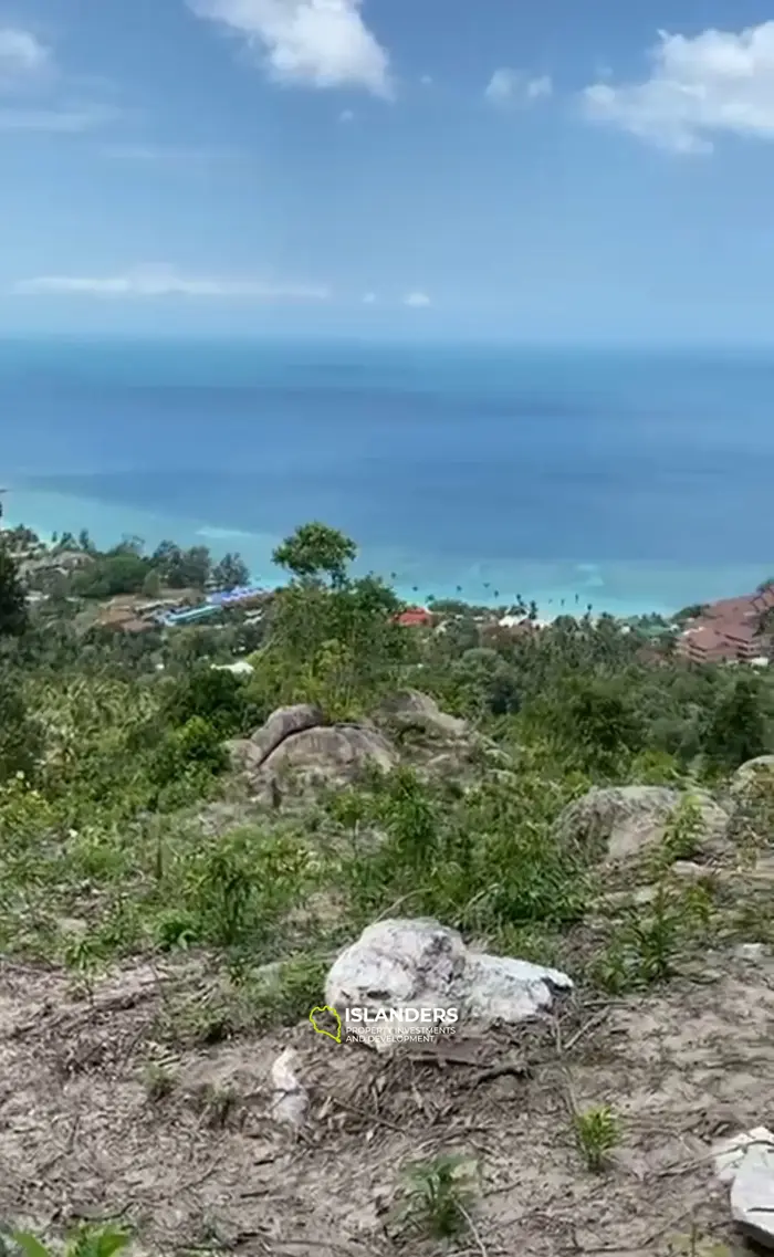 🌴 Земля с видом на море на продажу – Хаад Яо, Ко Пханган 🌅