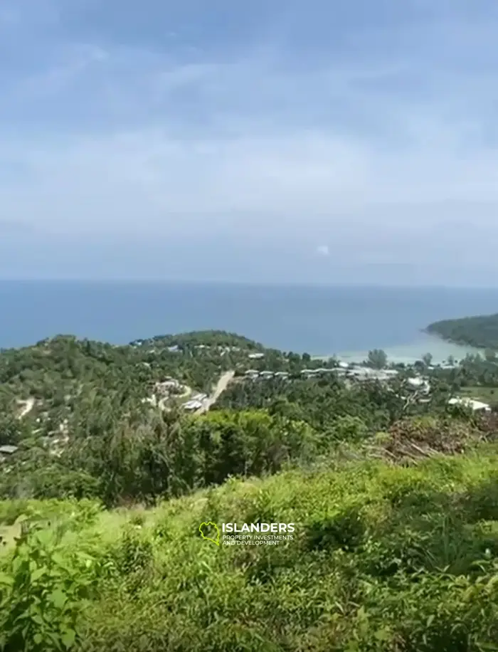 🌴 Земля с видом на море на продажу – Хаад Яо, Ко Пханган 🌅