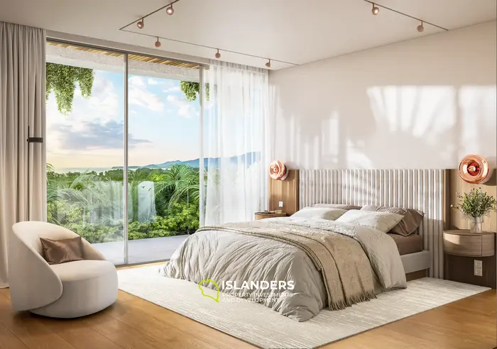 Glorious 3-Bedroom Condo with Pool View in Layan