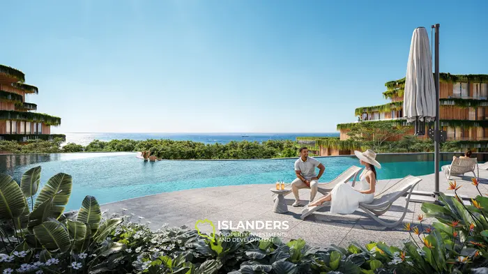 Glorious 3-Bedroom Condo with Pool View in Layan