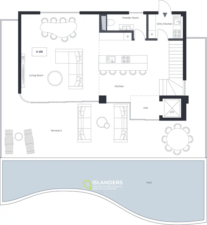 Glorious 4-Bedroom Duplex with Sea View in Layan