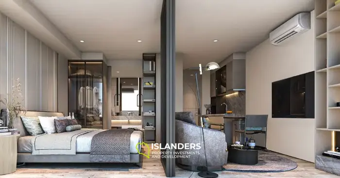 Stunning 1-Bedroom Condo with Rooftop Pool in Karon Beach, Phuket