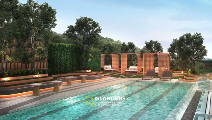 Stunning 1-Bedroom Condo with Rooftop Pool in Karon Beach, Phuket