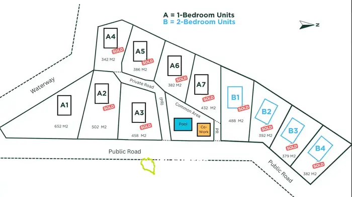 1-BD Boutique Garden Homes in Chaloklum! (The last available option A1)