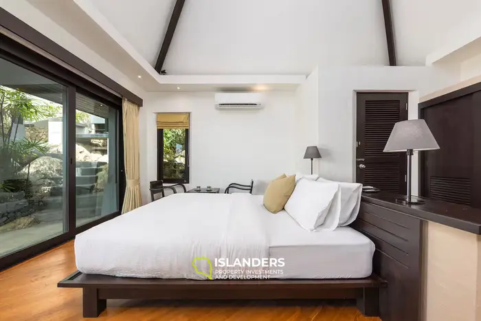 3-bdrm pool villa with sea view from terrace (Bophut)