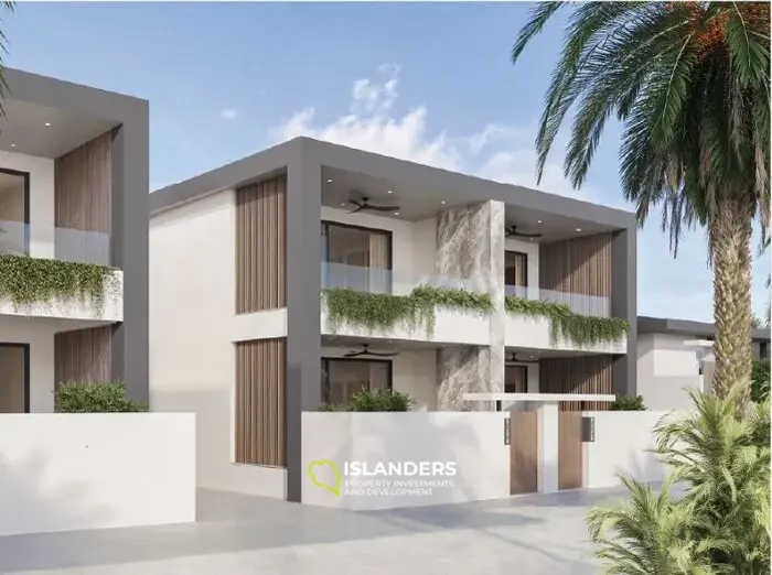 One-bedroom apartment with shared pool in a resort-style complex (Chong Mon)