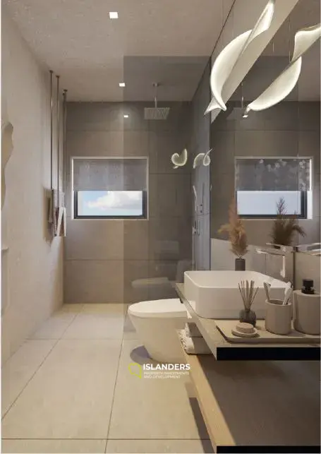 2 bdrm duplex apartment with shared pool and garden view (Chong Mon)