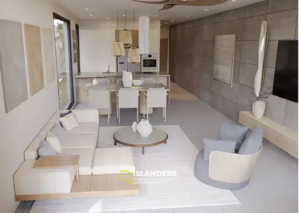 2 bdrm duplex apartment with shared pool and garden view (Chong Mon)