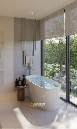 Spacious 2-bdrm villa with garden and pool access (Chong Mon)