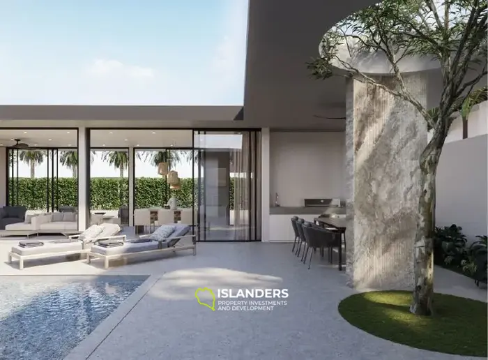 Boutique 3-bdrm pool villa in a well-maintained complex (Chong Mon)