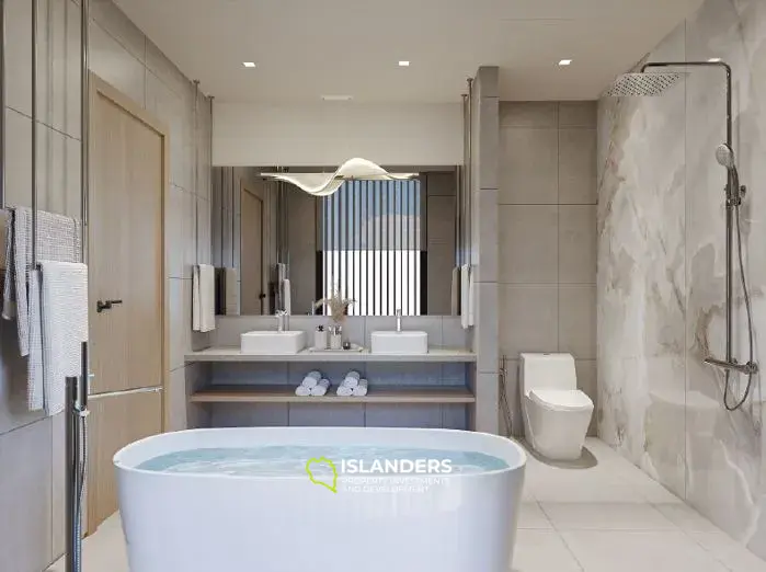 Large 4-bdrm pool villa with sea view from the second floor (Cheong Mon)