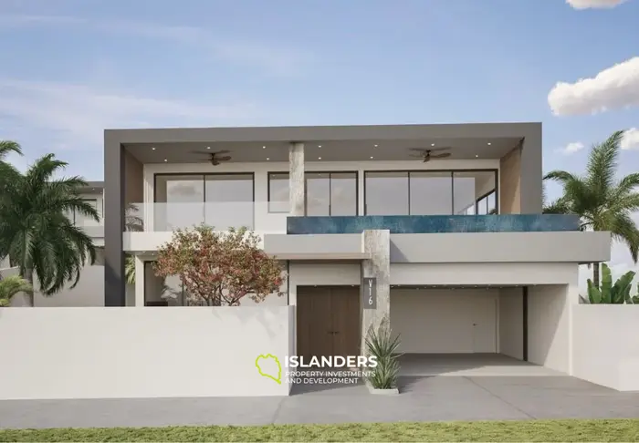 Large 4-bdrm pool villa with sea view from the second floor (Cheong Mon)