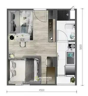 Premium Studio with Garden View near Nai Yang Beach