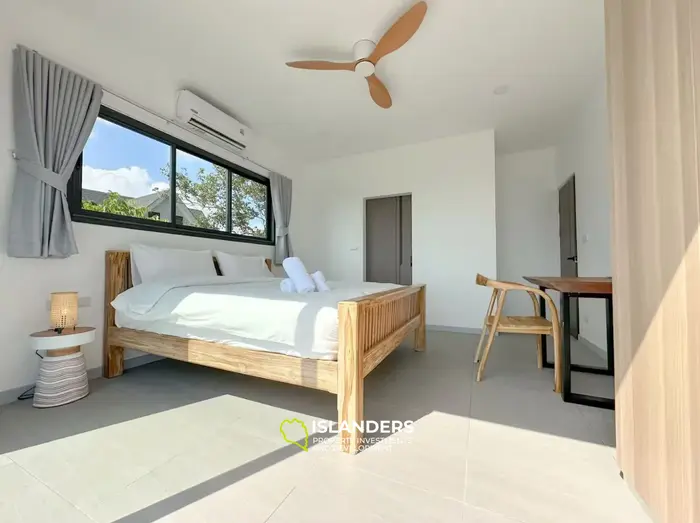 4-bdrm pool villa with jungle and sea views (Bophut)