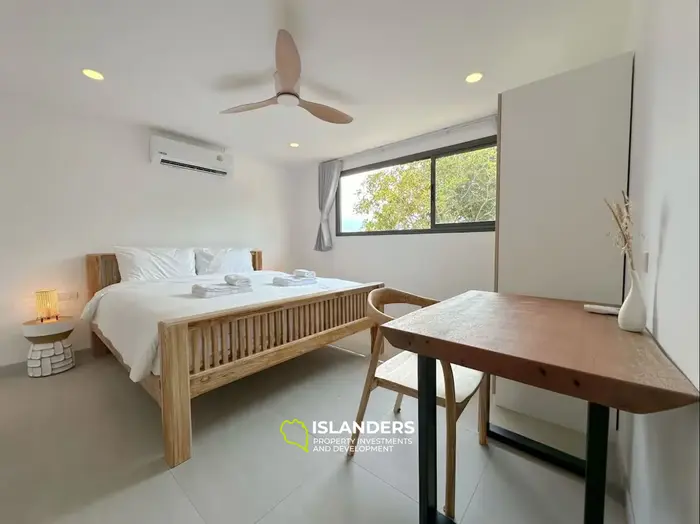4-bdrm pool villa with jungle and sea views (Bophut)
