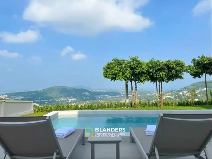 4-bdrm pool villa with jungle and sea views (Bophut)