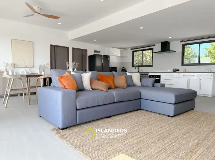 4-bdrm pool villa with jungle and sea views (Bophut)